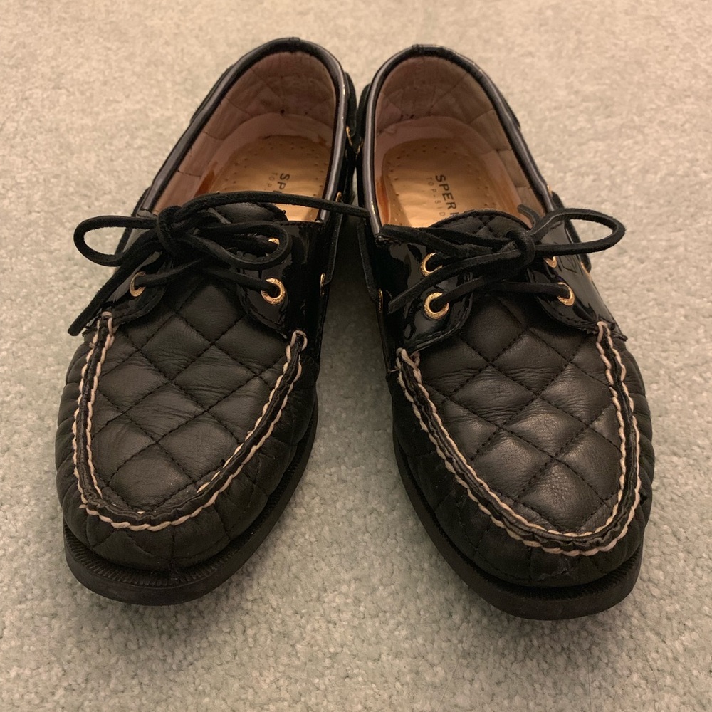 Sperry Top-Sider - A/O Black Quilted Loafer (7.5M)
